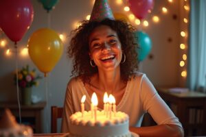 Herzlichen Glückwunsch zum Geburtstag, liebe Frau!