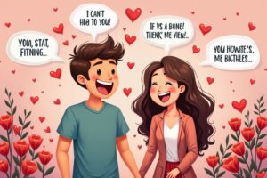 Lustige Sprüche zum Valentinstag, die zum Lachen bringen