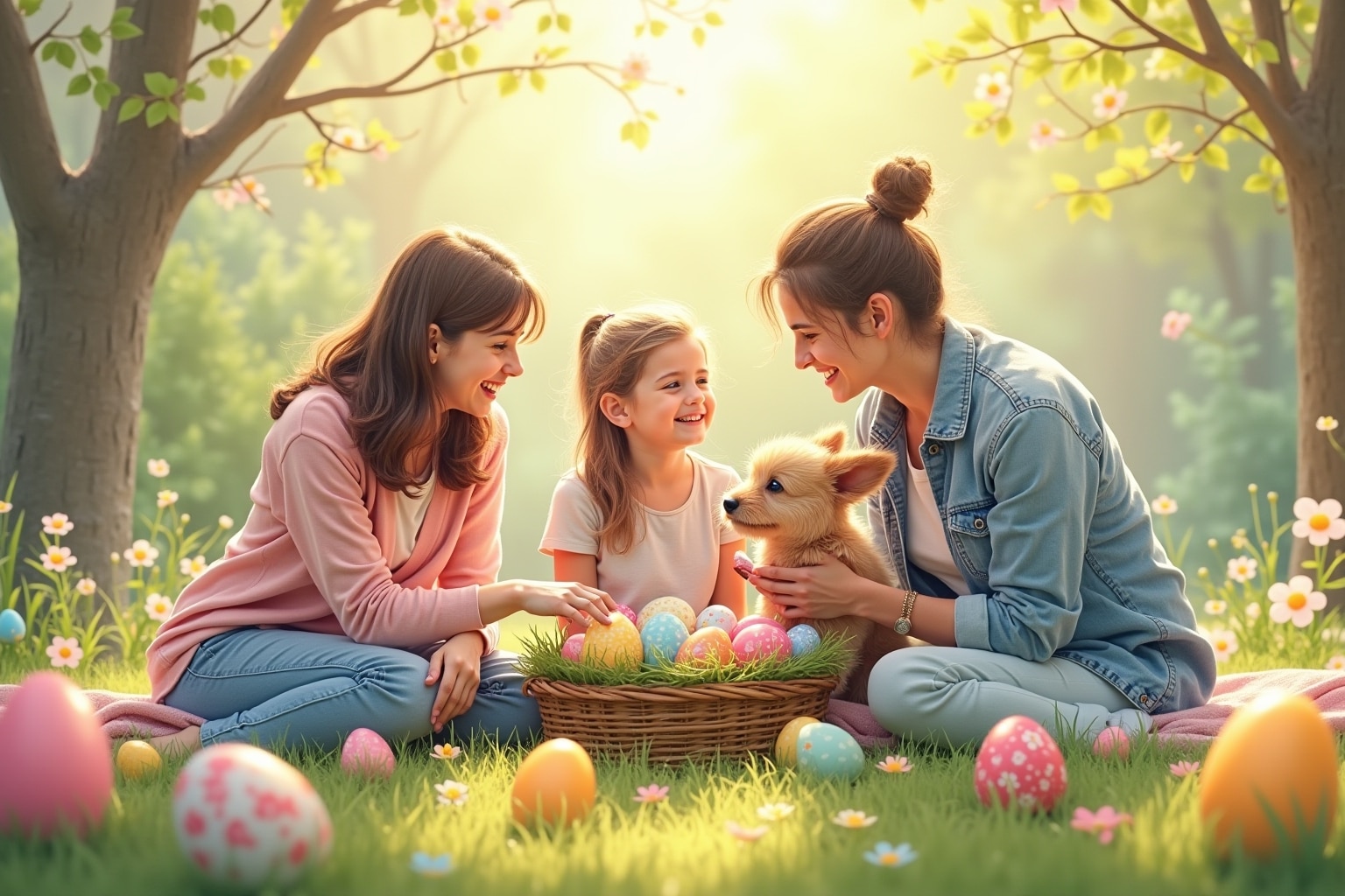 Herzliche Ostergrüße für Freunde